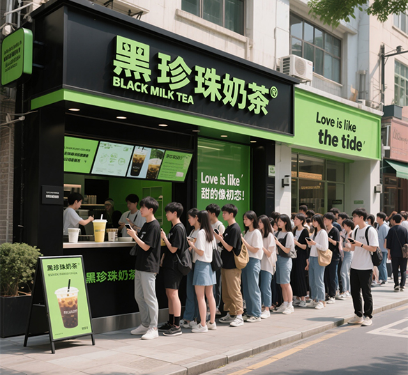 厦门奶茶店设计_厦门茶饮店设计_厦门国风茶饮设计-厦门果茶店设计