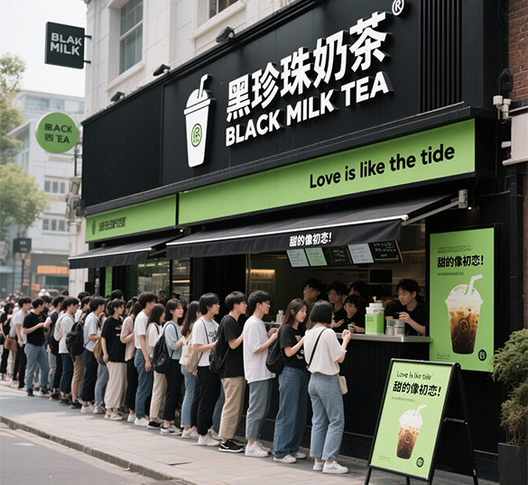 厦门奶茶店设计_厦门茶饮店设计_厦门国风茶饮设计-厦门果茶店设计