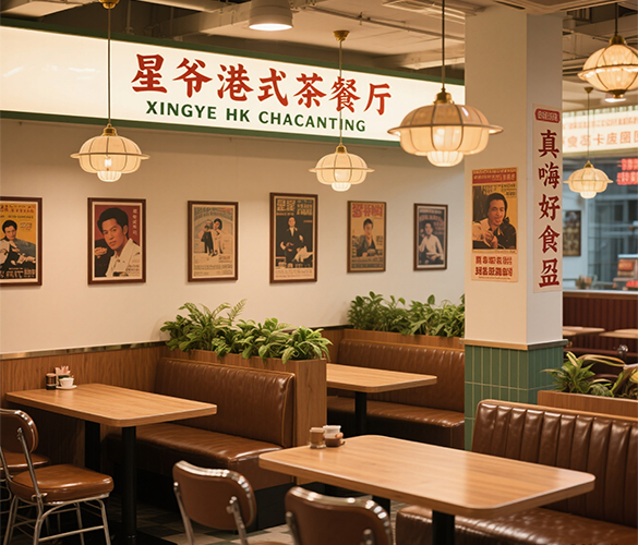 厦门粤式餐厅设计_广式茶餐厅设计_厦门粤菜餐厅设计
