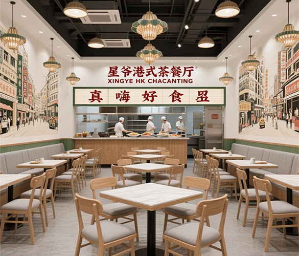 厦门粤式餐厅设计_广式茶餐厅设计_厦门粤菜餐厅设计