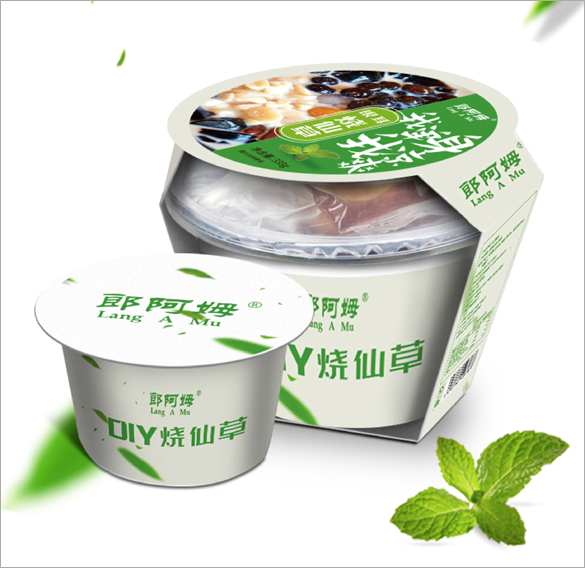 烧仙草包装设计 银耳烧仙草包装设计 奶茶杯装设计